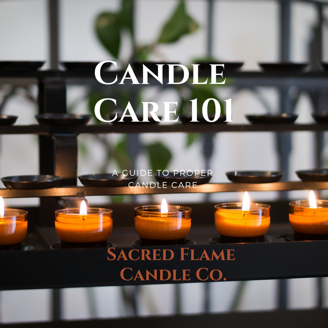 Candle Care 101: A guide to proper candle care.